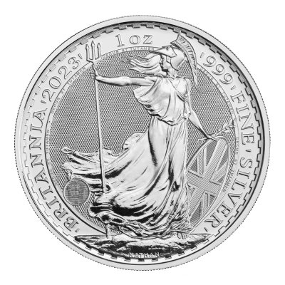 Stříbrná investiční mince Britannia Coronation of His Majesty KCIII 2023 31,1 g - obrázek 1