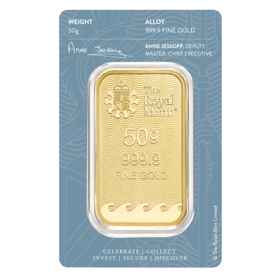 Zlatý investiční slitek Britannia 50 g – obrázek 1