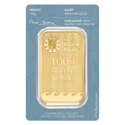 Zlatý investiční slitek Britannia 100 g – obrázek 1