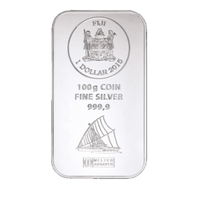 Stříbrný investiční mincovní slitek Fiji 100 g