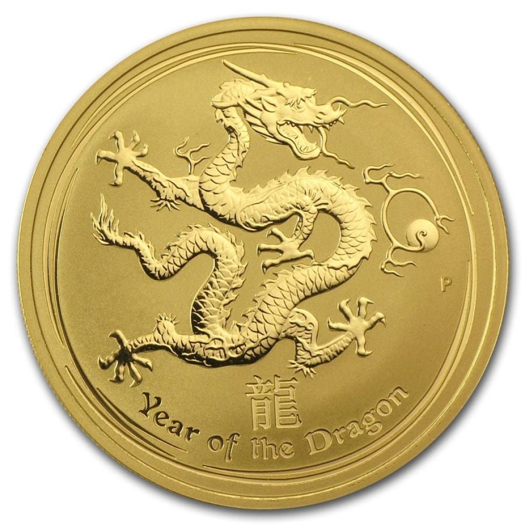 Zlatá investiční mince Australský lunární rok 2012 Drak 31,1 g (1 Oz ) - další obrázek