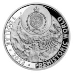 Stříbrná mince Pravěký svět - Pteranodon proof – obrázek 3