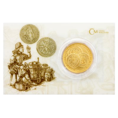 Zlatá uncová investiční mince Tolar 2023 stand číslo 31,1 g (1 Oz) + dárek mince ČNB - obrázek 1