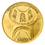 Zlatá mince 5000 Kč 2023 Hradec Králové stand 15,55 g - obrázek 3
