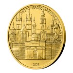Zlatá mince 5000 Kč 2023 Hradec Králové stand 15,55 g - obrázek 1