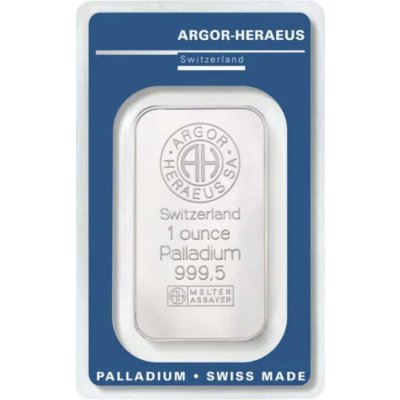 Palladiový slitek 1 Oz Argor-Hraeus – obrázek 1