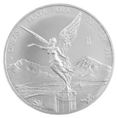Stříbrná investiční mince Mexiko Libertad 62,21 g - obrázek 1