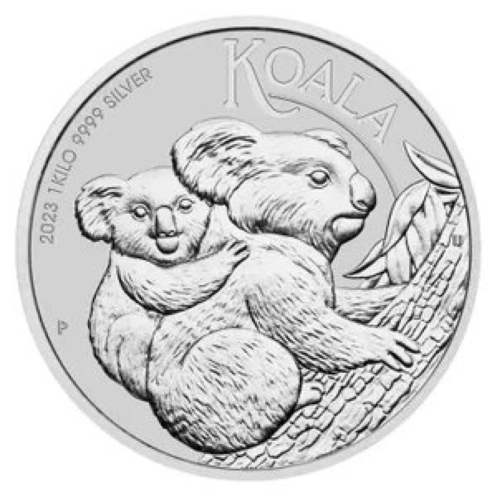 Stříbrná investiční mince Australian Koala 1 Kg – obrázek 1