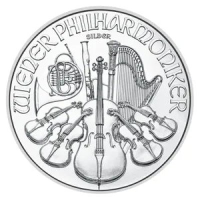 Stříbrná investiční mince Wiener Philharmoniker 31,1 g - další obrázek