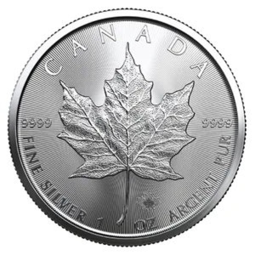 Stříbrná investiční mince Maple Leaf 31,1 gramu (1 Oz) – obrázek 1