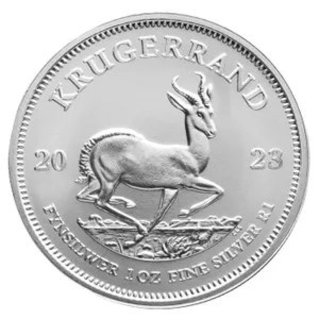 Stříbrná investiční mince Krugerrand 31,1 gramu (1 Oz) – obrázek 1