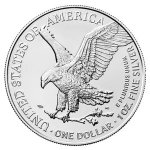 Stříbrná investiční mince American Eagle 31,10 gramů (1 Oz) – obrázek 2