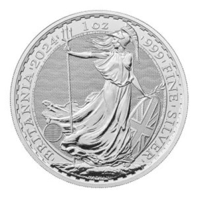 Stříbrná investiční mince Britannia 31,1 gramu (1 Oz) – obrázek 1