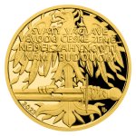 Zlatý 5-dukát sv. Václava se zlatým certifikátem 2023 proof – obrázek 3