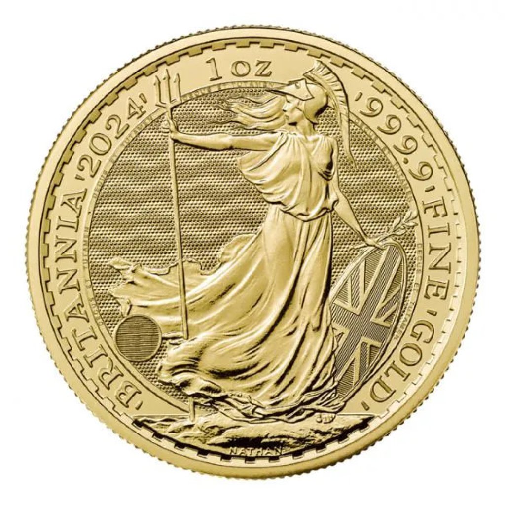 Zlatá investiční mince Britannia 2024 31,10 g - obrázek 1