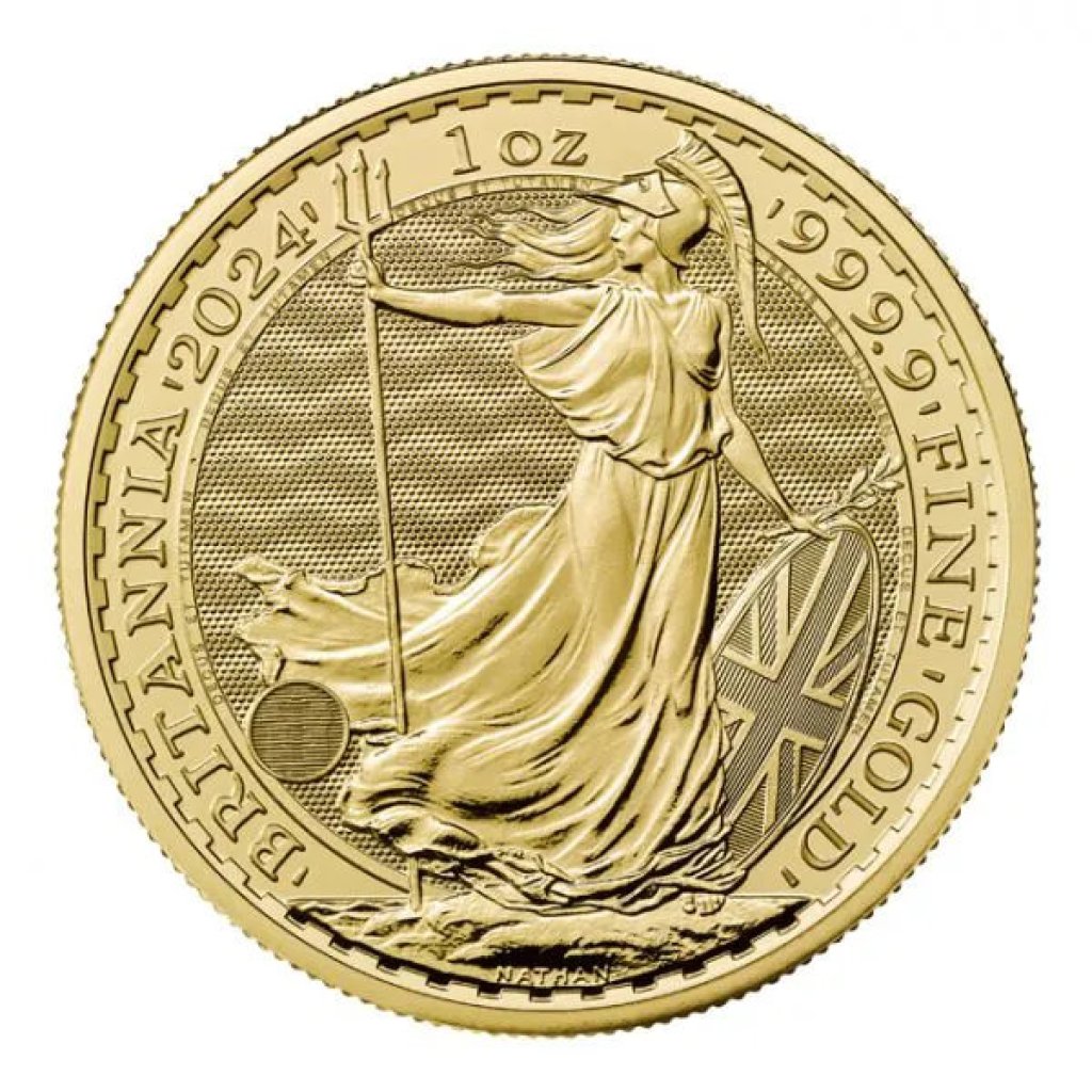 Zlatá investiční mince Britannia 31,10 g - obrázek 1