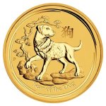 Zlatá investiční mince Australská Lunární Série II. 2018 Pes 31,1 g - obrázek 1