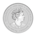 Stříbrná investiční mince Australská Lunární Série III. 2024 Drak – obrázek 3