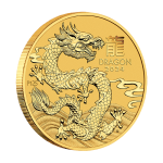 Zlatá investiční mince Australská Lunární Série III. 2024 Drak – obrázek 5