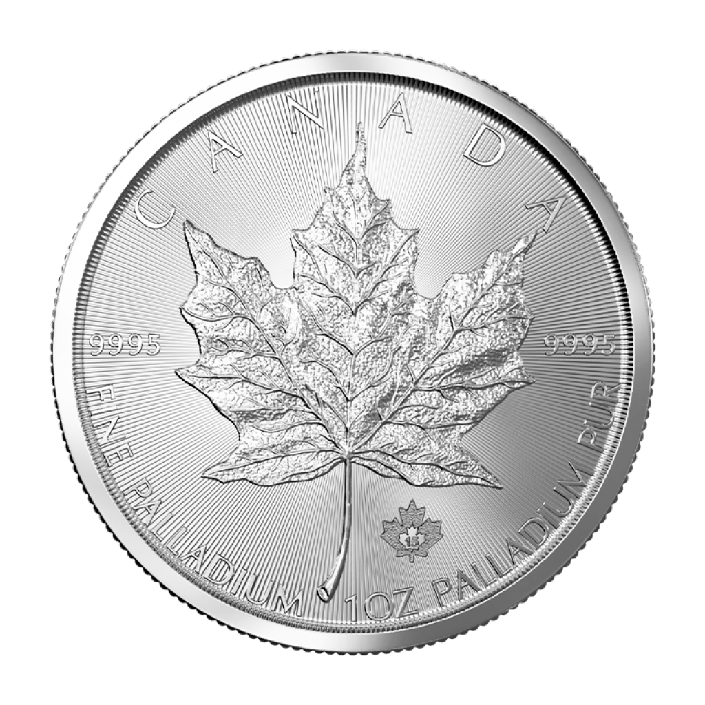 Paládiová investiční mince Maple Leaf 31,1 g – obrázek 1