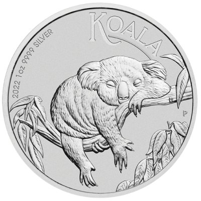 Stříbrná investiční mince Australian Koala 31,1 g (1 Oz) - obrázek 1