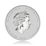 Stříbrná investiční mince Australská Lunární Série II. 2014 Kůň 62,21 g - obrázek 2