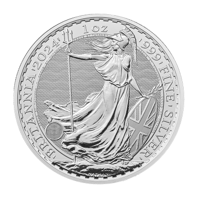 Stříbrná investiční mince Britannia 2024 31,1 g - obrázek 1