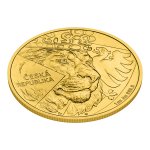 Zlatá uncová investiční mince Český lev 2024 stand – obrázek 3