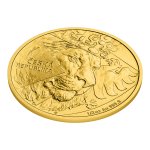 Zlatá 1/2oz investiční mince Český lev 2024 stand – obrázek 3