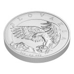Stříbrná dvouuncová investiční mince Orel 2024 stand – obrázek 3