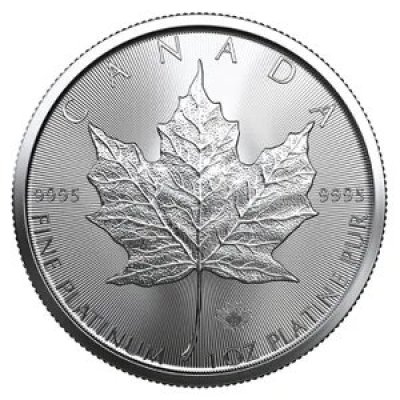 Platinová investiční mince Maple Leaf 31,1 g (1 Oz) – obrázek 1