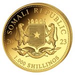 Zlatá investiční mince Africká divočina Somálský leopard 31,1 g - obrázek 2