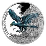Stříbrná mince Pravěký svět - Archaeopteryx proof 31,1 g - obrázek 2