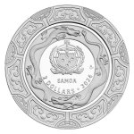 Stříbrná mince Rok draka selekt. pokov Au proof – obrázek 2