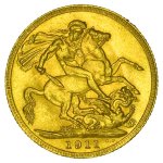 Zlatý Sovereign král Georg V. 1 Libra 7,32 g - obrázek 2