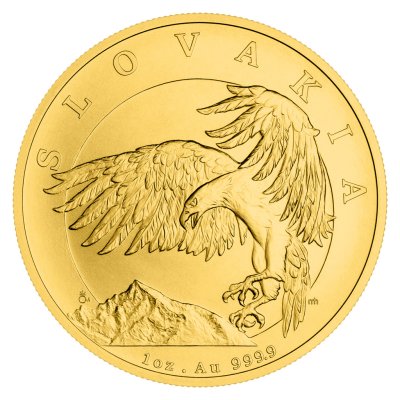 Zlatá uncová investiční mince Orel 2024 stand 31,1 g - obrázek 1