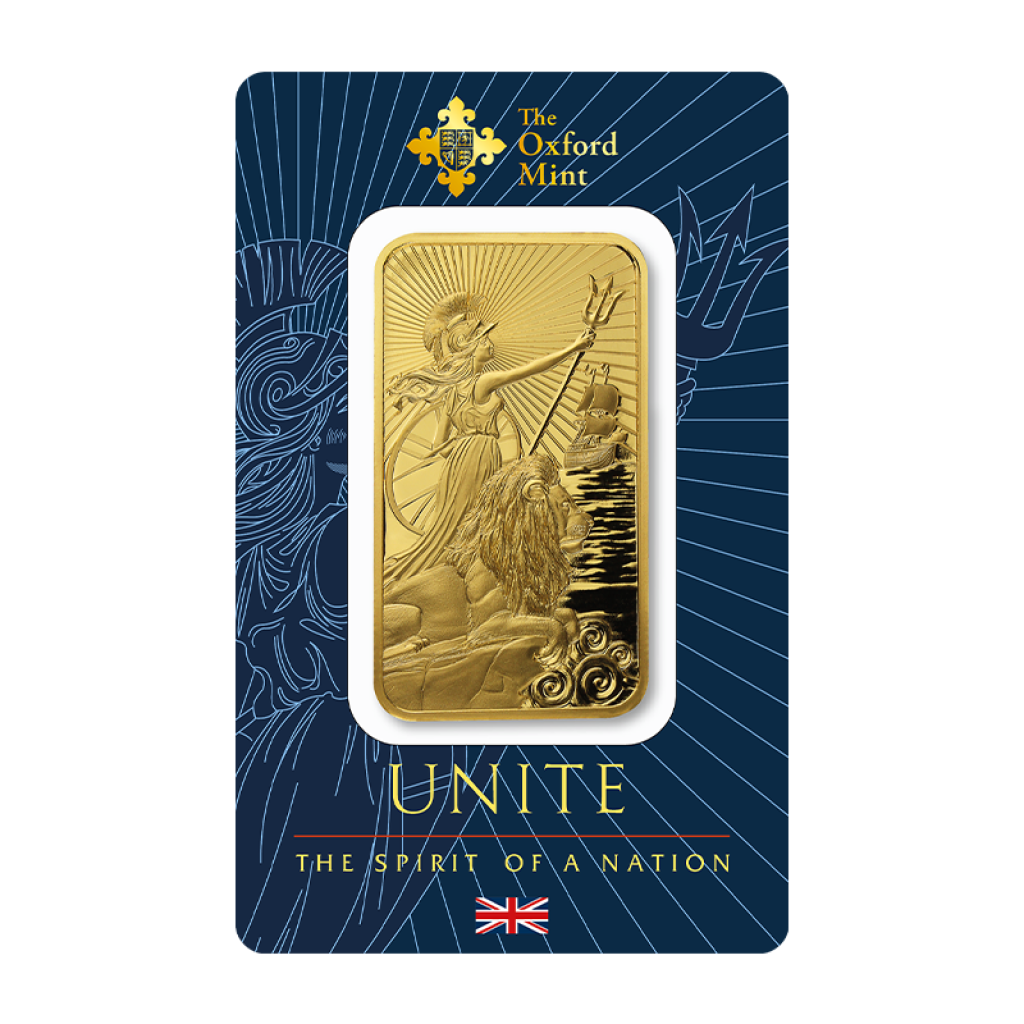 Zlatý investiční slitek Oxford Mint Britannia 31,1 g – obrázek 1