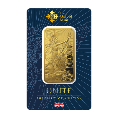 Zlatý investiční slitek Oxford Mint Britannia 50 g – obrázek 1