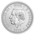 Sada dvou stříbrných uncových investičních mincí Český lev a Orel 2024 stand – obrázek 5