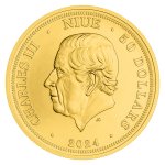 Sada dvou zlatých uncových investičních mincí Český lev a Orel 2024 stand – obrázek 5
