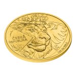 Sada dvou zlatých uncových investičních mincí Český lev a Orel 2024 stand – obrázek 6