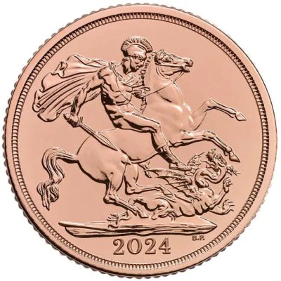 Zlatý Sovereign 2024 7,32 g – obrázek 1
