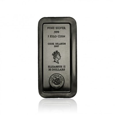 Stříbrný investiční mincovní slitek Cook Islands 1 Kg - obrázek 1