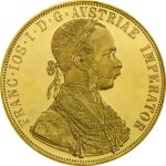 Zlatá investiční mince 4 Dukáty Rakousko 1915 novoražba – obrázek 3