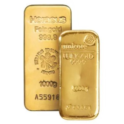 Zlatý investiční slitek LBMA 1000 g různí výrobci - obrázek 1
