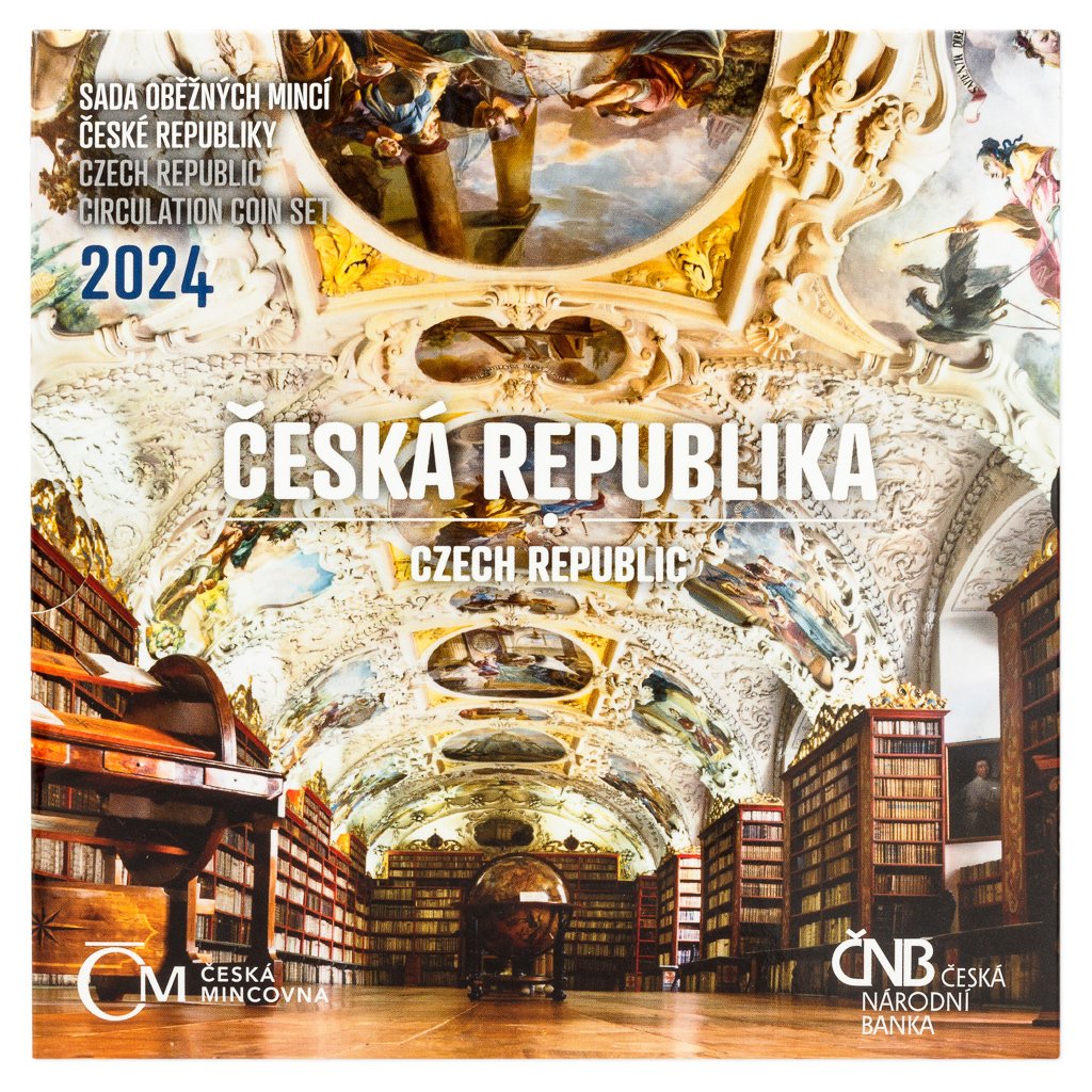 Sada oběžných mincí 2024 Česká republika stand – obrázek 1