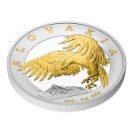 Stříbrná uncová investiční mince Orel 2024 selekt. pokov Au proof číslovaný - obrázek 4