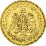 Zlatá mince 5 Pesos Mexiko – obrázek 2