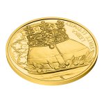 Sada dvou zlatých mincí Svatovítský poklad - Relikvie sv. Ludmily proof – obrázek 6