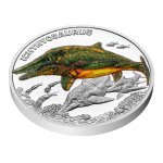 Stříbrná mince Pravěký svět - Ichthyosaurus – obrázek 3